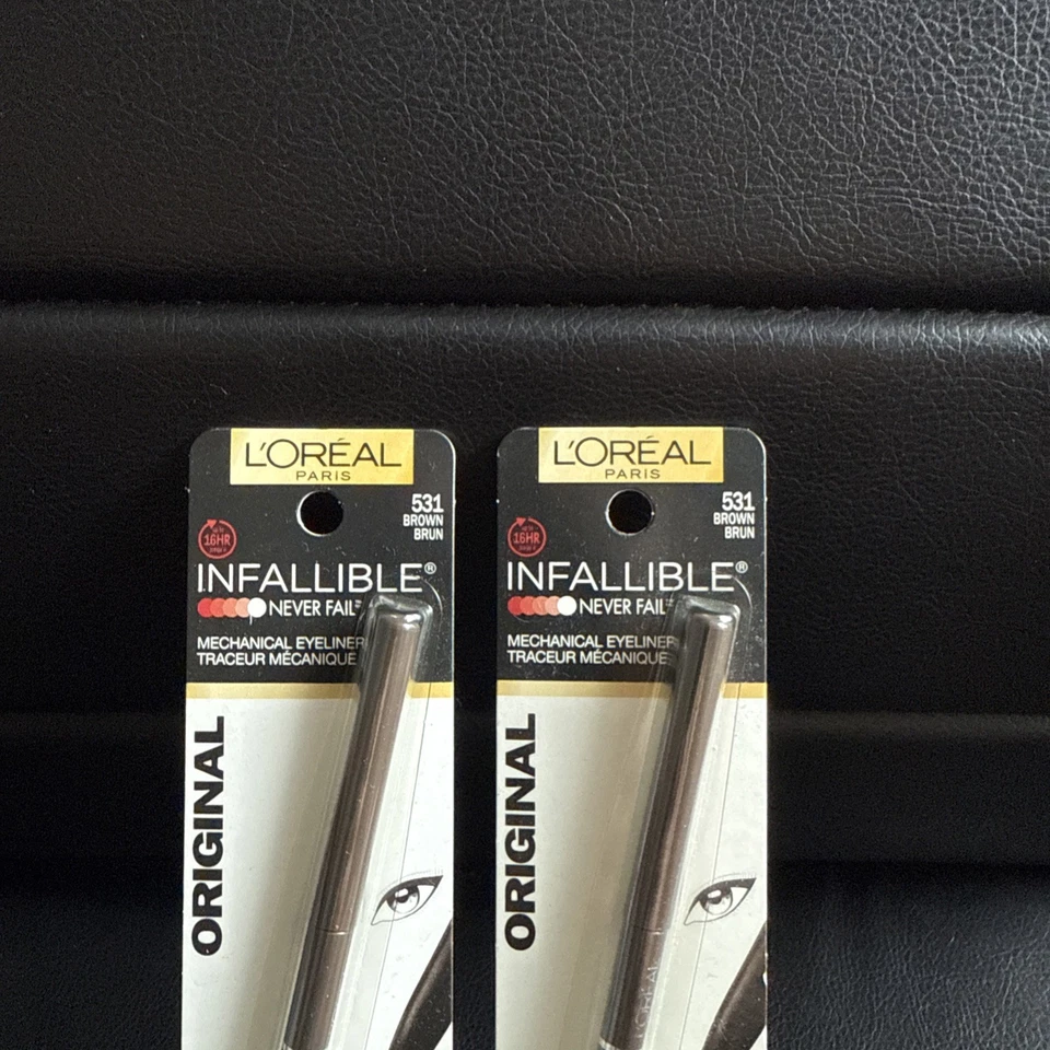 2 L'Oreal Infallible Never Fail Eyeliner Brown #531 .08 oz - Image 3 of 4