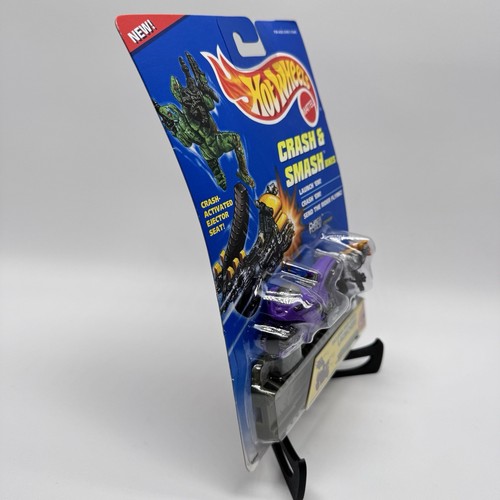 Hot Wheels 1995 Crash & Smash Bikes Stryker Cyber Force Launcher Sealed New - Picture 6 of 16