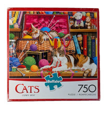 Cats 750 Pc puzzle - "Comfy Spot"