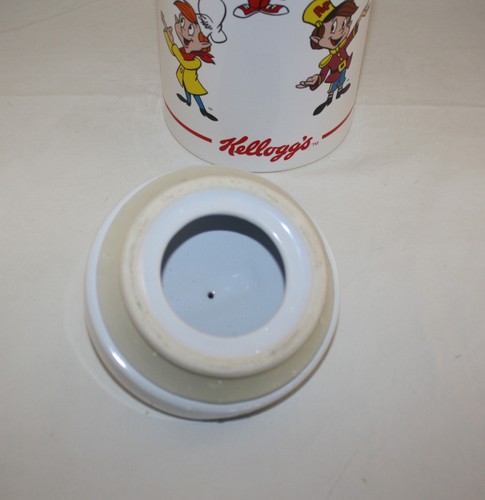 1999 KELLOGS RICE KRISPIES COOKIE JAR, TREATS JAR, CERAMIC - Picture 4 of 5