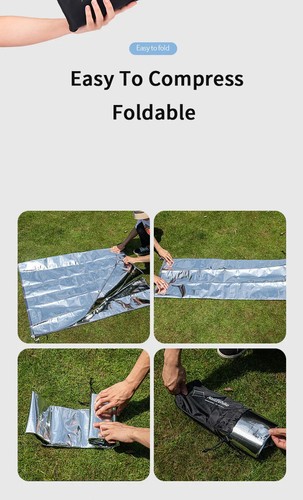 Ultralight Floor Mat Aluminum Foil Sleeping Mat Insulating Thermal Waterproof - Picture 8 of 15