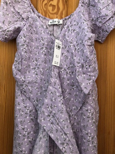 Brand New Hollister Women's Wrap Front Puff Sleeve Jumpsuit - Size Short S