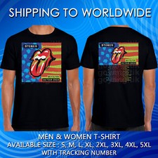 New Dates Rolling Stones ‘No Filter’ Tour 2019 Classic Black T-shirt size S-5XL
