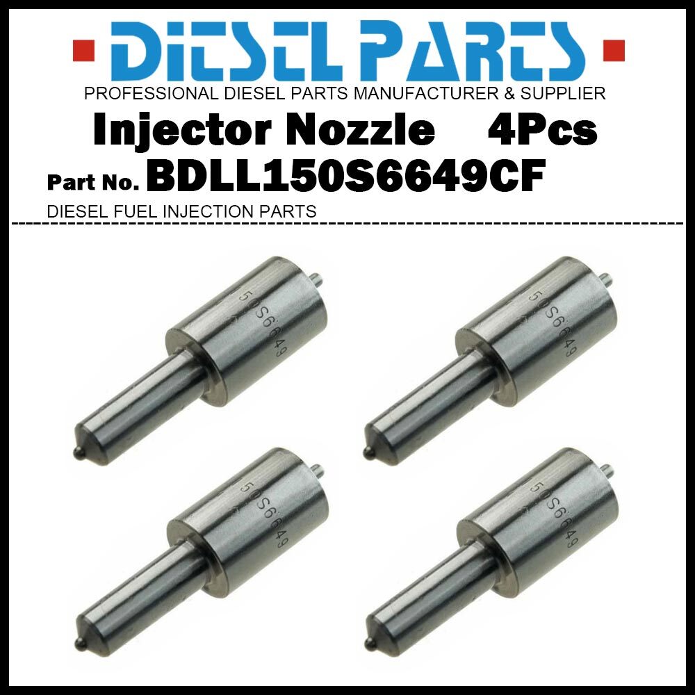 4Pcs Fuel Injector Nozzle BDLL150S6649CF 5621696 for Perkins