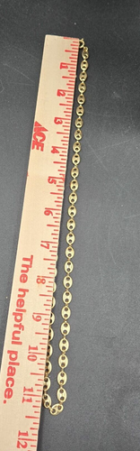 Goldfarbene Federring Verschluss Halskette zwischen 10K & 14K Gold ?plattiert? - Bild 5 von 7