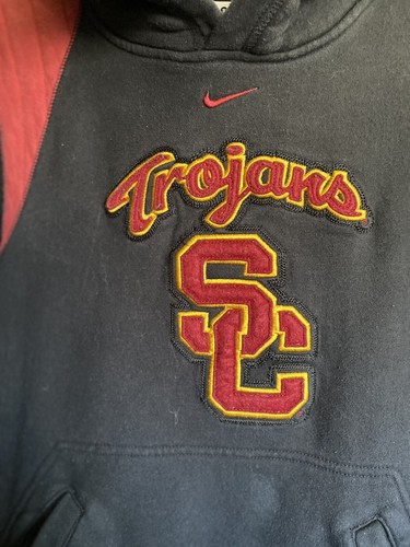Sudadera con capucha Nike Team USC Trojans negra talla pequeña - Imagen 4 de 11