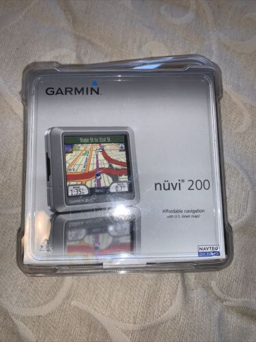 Garmin Nuvi 200 Series GPS Navigation System Navteq 3.5" Factory Sealed For USA