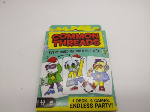   Common Threads Card Game (2009, Mattel) 2-8 Players Ages 7+ - Picture 1 of 2