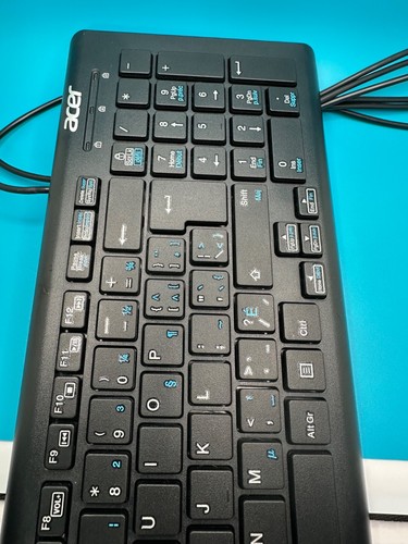 ACER SK-9626 USB Wired Keyboard Black - Tested & Working - Picture 3 of 8