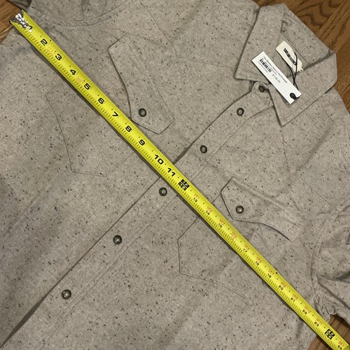 Taylor Stitch The Western Shirt in Oat Donegal Mens Sz 44 XL NWT msrp $138 - Picture 10 of 14