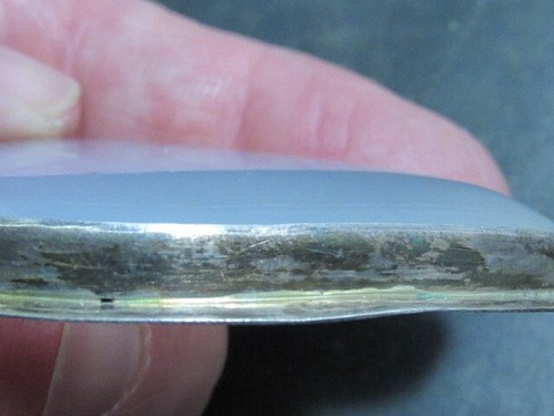 Ciondolo agata pizzo blu argento sterling - Foto 7 di 11