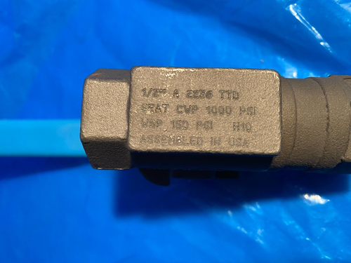 NELES: JAMESBURY: 2000 CWP STANDARD PORT BALL VALVE - Picture 4 of 4