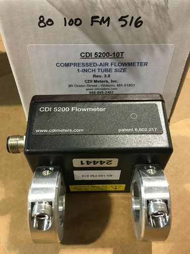 CDI 5200-10T FLOWMETER FOR 1/2" PIPE 2 RINGS FOR AIR FLOW