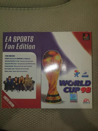 World Cup 98 Limited Edition EA Sports Fan Edition PlayStation 1 (PS1) ULTRA...