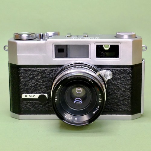 super Rare Early Japanese k.m.c kino rangefinder camera W 45mm 2.8 Lens Working - Picture 1 of 7
