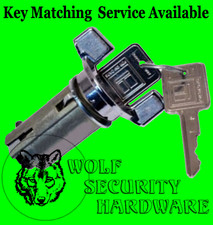 Buick Oldsmobile Ignition Key Switch Lock Cylinder Tumbler Barrel Chrome 2 Keys
