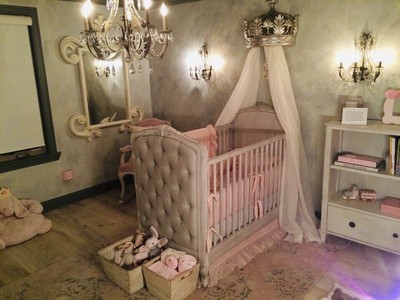Restoration Hardware Rh Baby Child Colette Tufted Crib Grey