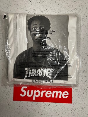 SUPREME THRASHER HAROLD TEE (WHITE) (XL) FW24 | eBay SUPREME THRASHER HAROLD TEE (WHITE) (XL) FW24 | eBay
