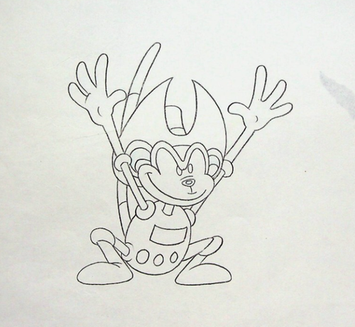 Adventures of Sonic the Hedgehog 1992 Animation Production Pencil DIC - Imagen 2 de 2
