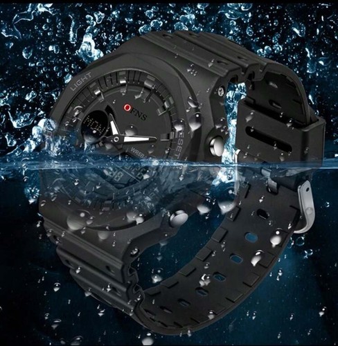 Reloj Deportivo Relojes Militares Hombre Cuarzo Digital Impermeable Reloj Pulsera - Imagen 4 de 5