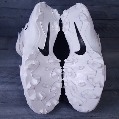 NIKE Force Savage‎ Elite 2 Shark Lineman Football Cleats Mens 16 White Black Size 16) Nike Force Savage Elite 2 Shark Football Cleats  main image 2