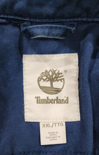 Timberland Jacket Men's Size 2X Outerwear Sports Zip-Up All-Weather Blue Coat - Picture 4 of 13
