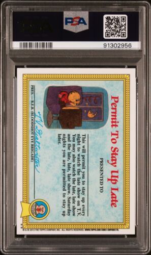 2013 Topps Garbage Pail Kids Chrome Series 1 CS1 EVIL EDDIE 1b PSA 10 GEM MINT - Picture 2 of 2