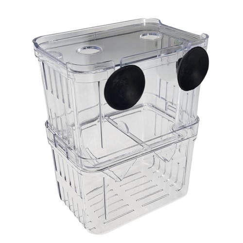 Aquarium Fish Breeding Box Live Bearer Fry Tank Hatchery Baby Trap Breeder Box - Picture 3 of 5