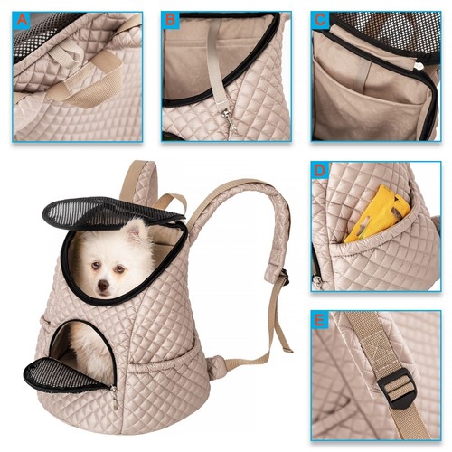 Mochila para transporte de animales, bolsa de transporte, mochila para gatos, caja para gatos - Imagen 3 de 54