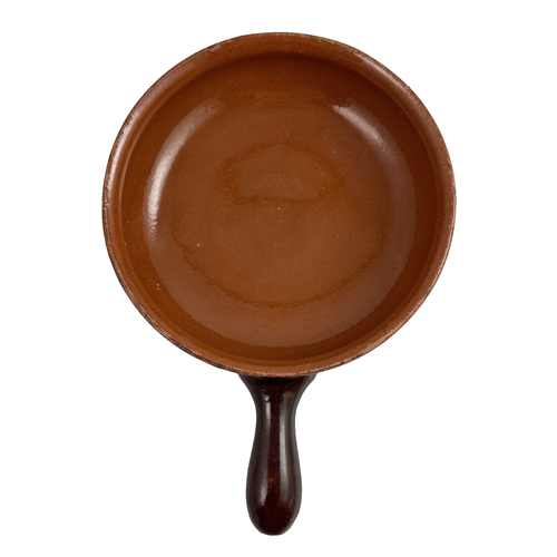 VULCANIA MADE IN ITALY TERRACOTTA SKILLET 9 NO. 20 VINTAGE 2" DEEP COOKWARE POTT - Picture 3 of 11