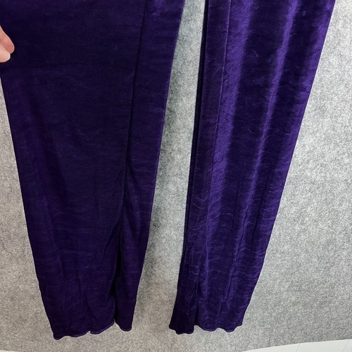 Vintage 80s Body Wrappers Full Leotard Dance Unitard Women M Purple Beaded - Picture 3 of 14