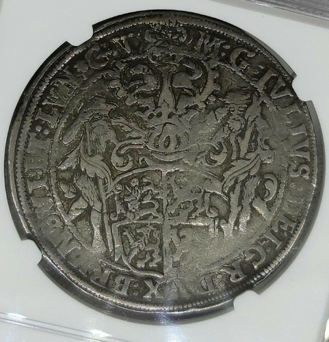 1572 Germany Taler BRUNSWICK-WOLFENBUTTEL NGC VF 30 Graded - Picture 2 of 4