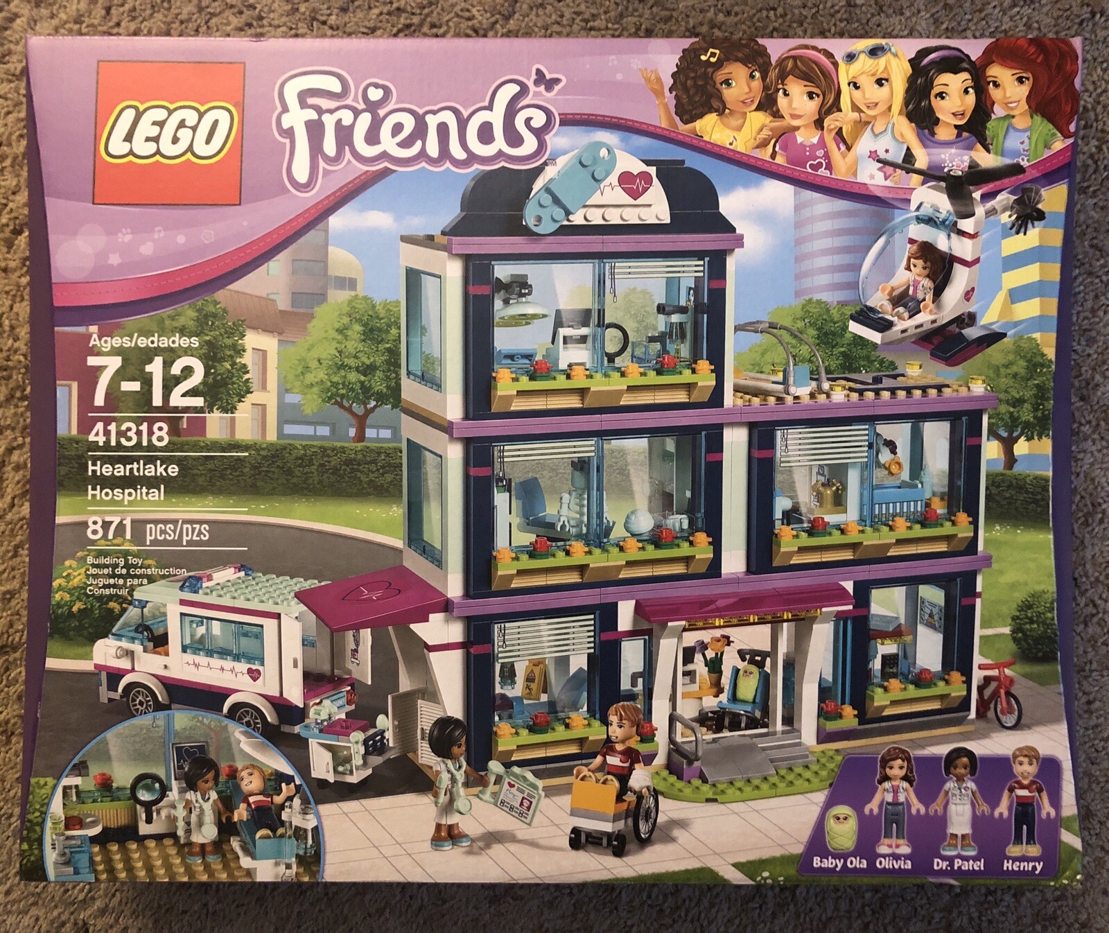 Hospital Lago corazón amigo lego (41318) bebé Dr. Ola Patel Henry Hospital Lago corazón amigo lego (41318) bebé Dr. Ola Patel Henry