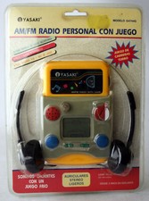 VINTAGE 80'S YASAKI WALKMAN AM/FM RADIO WITH LCD HANDHELD GAME 4744G NEW SEALED