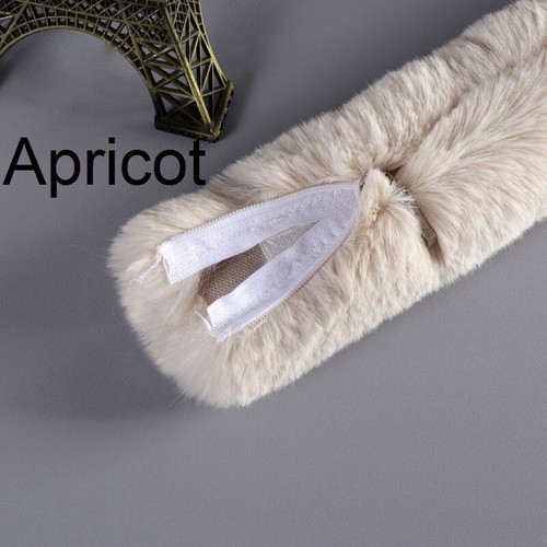 1PC Faux Fur Zip Sleeve Cover For Crossbody Shoulder Bag Handbag Strap Accessory - Picture 21 of 24