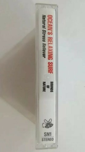 The Oceans Relaxing Surf Cassette Tape Natural Stress Reliever 1991 Silver Bells - Picture 3 of 3