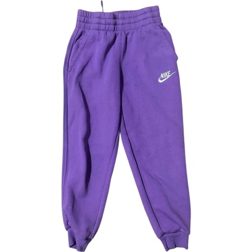 Nike Kids Purple Cotton 2 Piece Hoodie and Track Pants Set Size XS Kids 6/7 - Picture 6 of 6