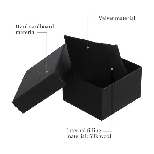 3Pcs Watch Cases Single Watch Gift Boxes Jewelry Bangle Bracelet Watch Boxes UK - Picture 5 of 11