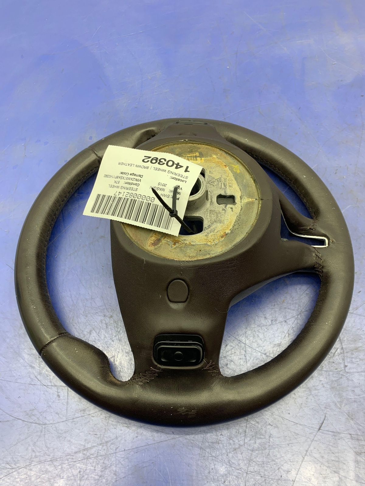 2014 - 2016 MASERATI GHIBLI M157 OEM STEERING WHEEL | BROWN 6700116670