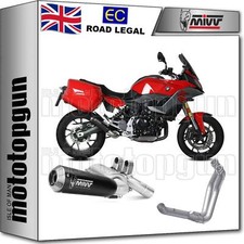 MIVV FULL SYSTEM EXHAUST HOMOLOGATED RACE X-M1 STEEL BLACK BMW F 900 XR 2024 24