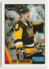 1987-88 Terry Ruskowski O-Pee-Chee OPC - Pittsburgh Penguins