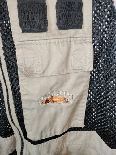 FIELDLINE Vest Mens M/L 38-44 HUNTING VEST BROWN BLACK MESH Outdoor Hunting - Picture 3 of 7