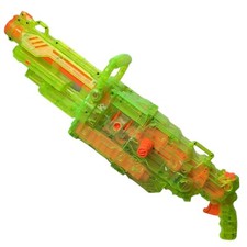 Nerf N-Strike Vulcan EBF-25 Sonic Green Clear Gun only tested