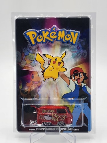 Hot Wheels Chriss Tanger Custom Volkswagen Kool Kombi Pikachu Diecast 1:64 10/12