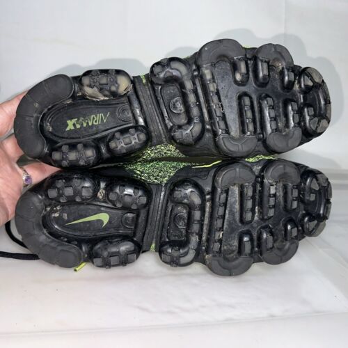 Mens NIKE Air Vapormax Flyknit 2 Volt Sneakers US 9 #35641 *POPPED*Read Descript - Picture 10 of 14