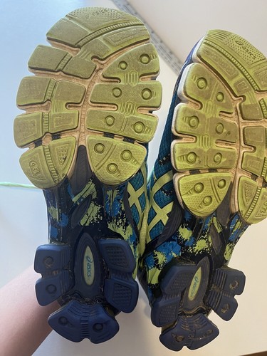 ASICS Women’s Size 9 Shoes Sneakers Tennis Shoes Gel Sendai 2 Running Blue Green - Picture 7 of 8