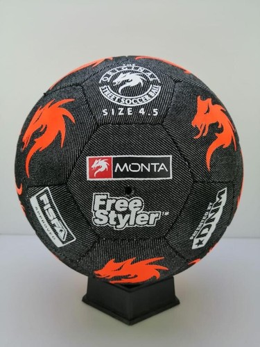 Monta Black Freestyle Fußball Größe 4,5 Streetball - Bild 3 von 10