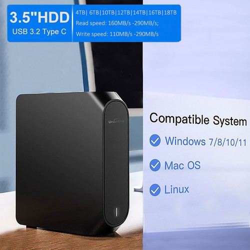 USB3.0 500GB 1TB 4TB 10TB 18TB Externe Festplatte PS4 PC TV laptop Expansion HDD - Afbeelding 19 van 36