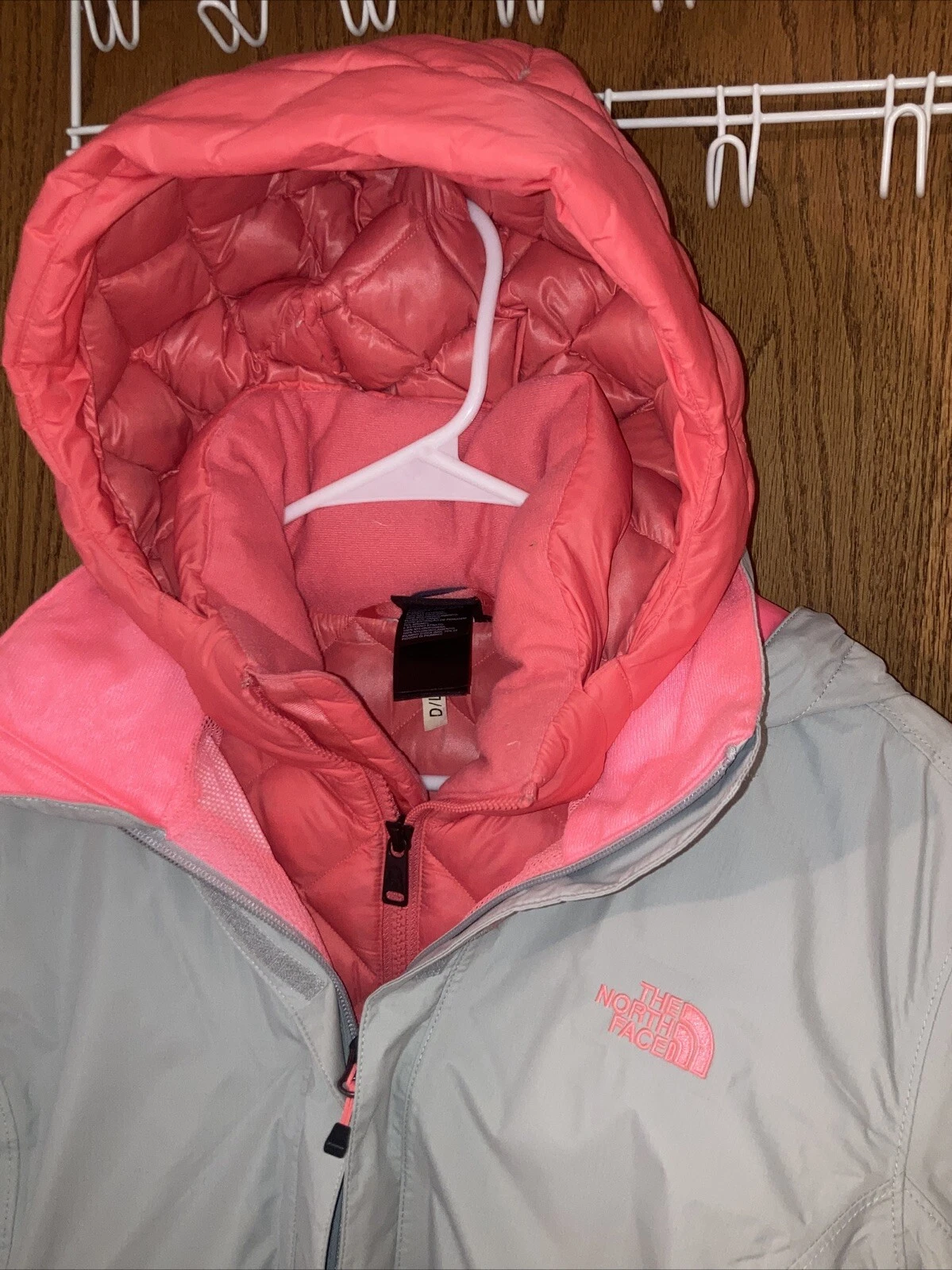 north-face windbreaker quilted goose puff jacket