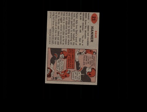 1957 Topps 21 Dave Hanner NM #D693129 - Afbeelding 2 van 2